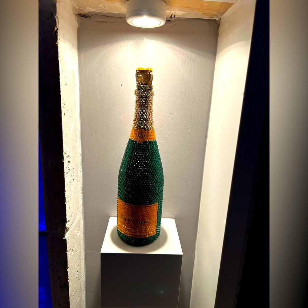 Blinged out champagne bottle (Bottle only)